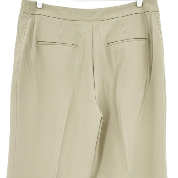 Calvin Klein Womens Tree House Tan Straight Leg Pleated Trousers Sz 14R NWT $129 - Picture 4 of 11